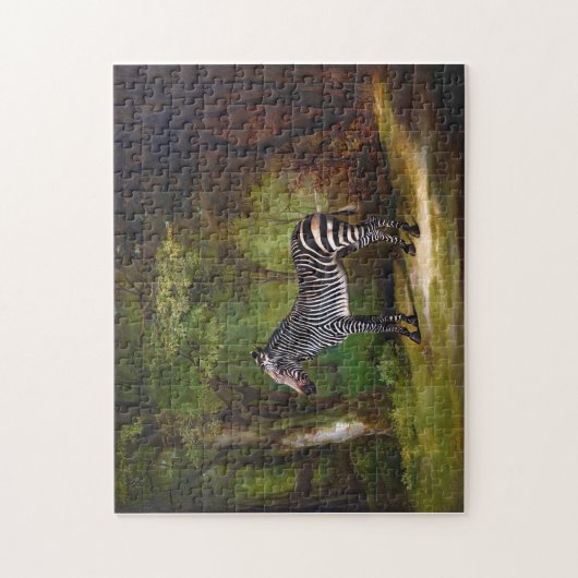 Zebra (1763) Gemälde von George Stubbs Puzzle (Vertikal)