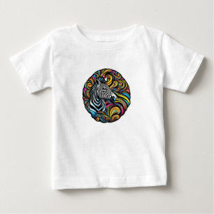 Zebra 1 baby t-shirt