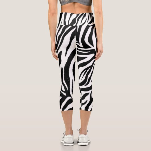 Zebra 1 capri leggings (Rückseite)