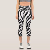 Zebra 1 capri leggings (Vorderseite)