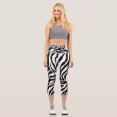 Zebra 1 capri leggings (Vorderseite)