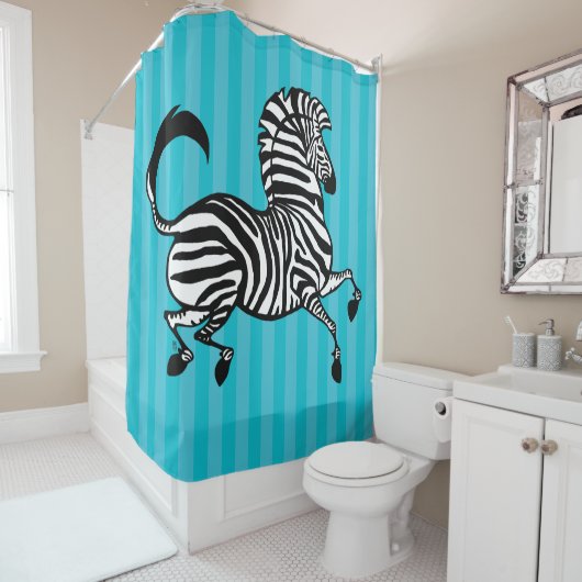 Zebra 1 Duschvorhang (Beispiel)