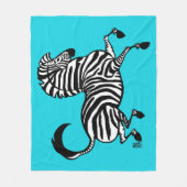 Zebra 1 Fleece Blanket (Vorderseite)