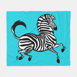 Zebra 1 Fleece Blanket