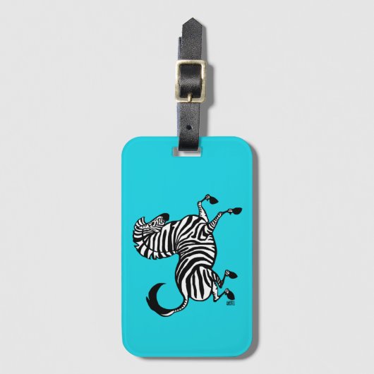 Zebra 1 Gepäckanhänger (Vorderseite Vertikal)