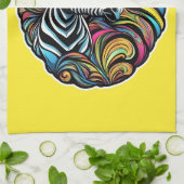 Zebra 1 geschirrtuch (Gefaltet)