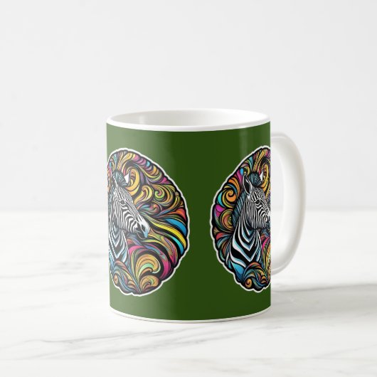 Zebra 1 kaffeetasse (VorderseiteRechts)