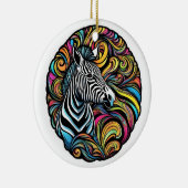 Zebra 1 keramik ornament (Rechts)