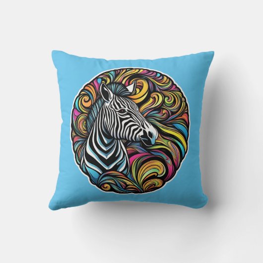 Zebra 1 kissen (Rückseite)