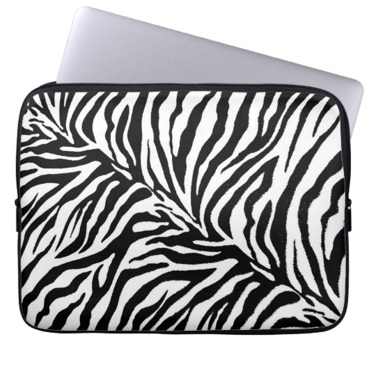 Zebra 1 laptopschutzhülle (Vorderseite)