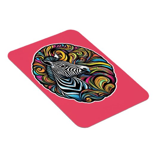 Zebra 1 magnet (Rechte Seite)