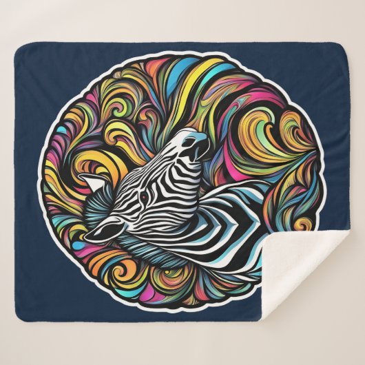 Zebra 1 sherpadecke (Vorderseite (Horizontal))