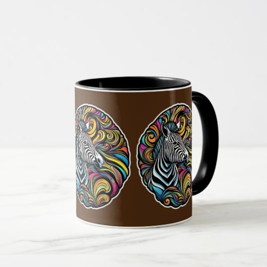 Zebra 1 tasse (VorderseiteRechts)