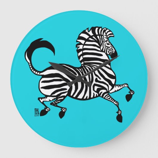 Zebra 1 Uhr (Vorderseite)