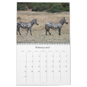 Zebra 2027 kalender (Feb 2027)