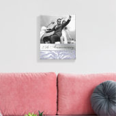 Zebra 25-jähriges Foto Leinwand Silver (Insitu (Wohnzimmer))