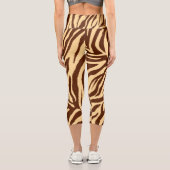 Zebra 2 capri leggings (Rückseite)