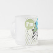 Zebra 2. Geburtstag T - Shirt und Geschenke Mattglastasse (Vorderseite Links)