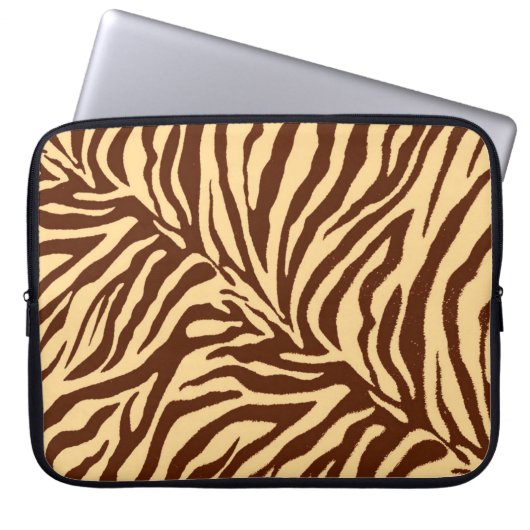 Zebra 2 laptopschutzhülle (Vorderseite)