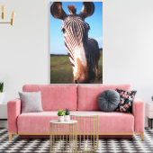 Zebra 2 leinwanddruck (Insitu (Wohnzimmer))