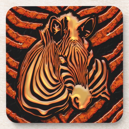 Zebra 2 Untersetzer (Vorderseite)