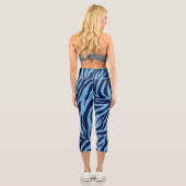 Zebra 3 capri leggings (Rückseite)