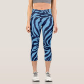 Zebra 3 capri leggings (Vorderseite)