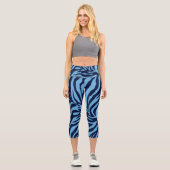 Zebra 3 capri leggings (Vorderseite)