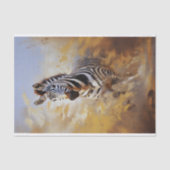 Zebra 3 Decoupage Paper Seidenpapier (Vorderseite)