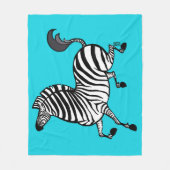 Zebra 3 Fleece Blanket (Vorderseite)