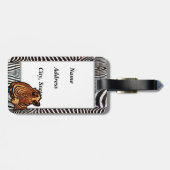 Zebra 3 Gepäckanhänger (Rückseite horizontal)