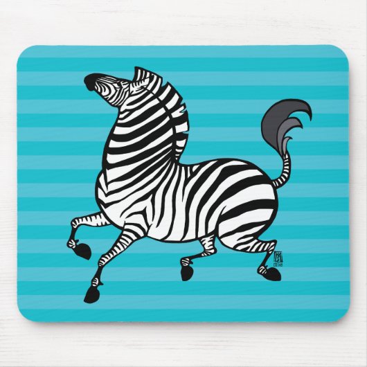 Zebra 3 Mousepad (Vorne)