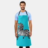 Zebra 3 Schürze (Getragen)