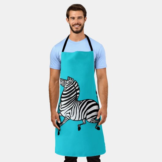 Zebra 3 Schürze (Getragen)