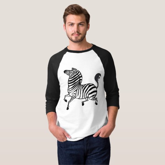 Zebra 3 Tshirt (Vorne ganz)