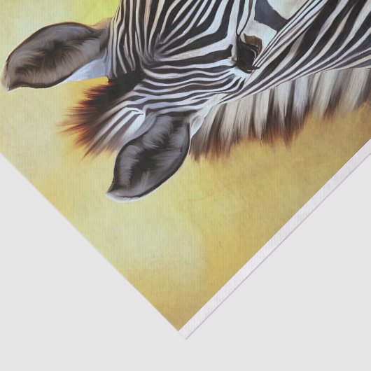 Zebra 4 Decoupage Paper Seidenpapier (Ausschnitt)