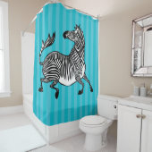 Zebra 4 Duschvorhang (Beispiel)