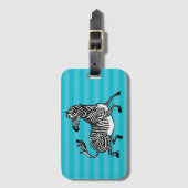 Zebra 4 Gepäckanhänger (Vorderseite Vertikal)