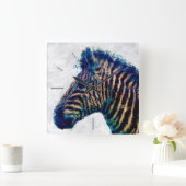 Zebra 4 Optionen Wanduhren (Zuhause)