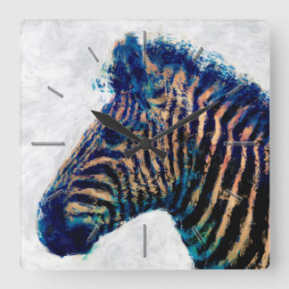 Zebra 4 Optionen Wanduhren