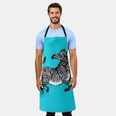 Zebra 4 Schürze (Getragen)