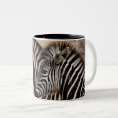 ZEBRA 927 WILD TIERE AFRIKANISCHE SAFARI NATURWALL ZWEIFARBIGE TASSE (VorderseiteRechts)