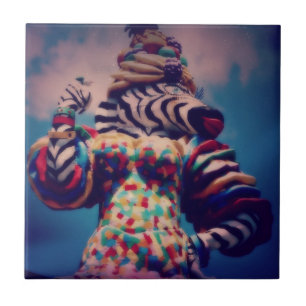 Zebra a Party Animal Fliese