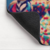 Zebra a Party Animal Mousepad (Ecke)