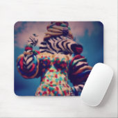 Zebra a Party Animal Mousepad (Mit Mouse)