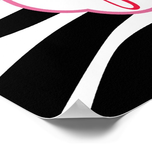 Zebra ABCs Poster (Ecke)