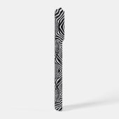 Zebra Abstract S/W iPhone Hülle (Rechte Seite)
