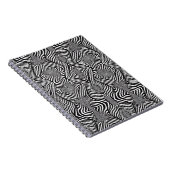 Zebra Abstract S/W Notizblock (Rechte Seite)