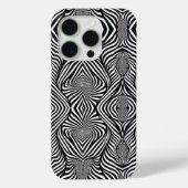 Zebra Abstrakt B&W Sherpa Blanket Case-Mate iPhone Hülle (Rückseite)