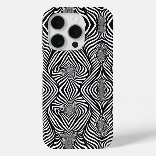 Zebra Abstrakt B&W Sherpa Blanket Case-Mate iPhone Hülle (Rückseite)